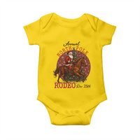 Cowboy Santa Christmas Baby Onesie Annual North Pole Rodeo Dec 25th - Wonder Print Shop