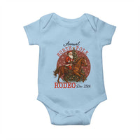 Cowboy Santa Christmas Baby Onesie Annual North Pole Rodeo Dec 25th - Wonder Print Shop