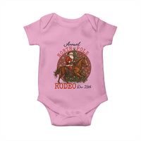 Cowboy Santa Christmas Baby Onesie Annual North Pole Rodeo Dec 25th - Wonder Print Shop