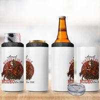Cowboy Santa Christmas 4 in 1 Can Cooler Tumbler Annual North Pole Rodeo Dec 25th - Wonder Print Shop