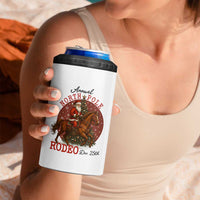 Cowboy Santa Christmas 4 in 1 Can Cooler Tumbler Annual North Pole Rodeo Dec 25th - Wonder Print Shop