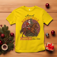 Cowboy Santa Christmas T Shirt Annual North Pole Rodeo Dec 25th - Wonder Print Shop