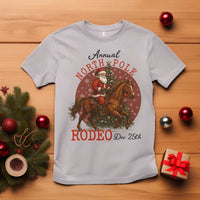 Cowboy Santa Christmas T Shirt Annual North Pole Rodeo Dec 25th - Wonder Print Shop