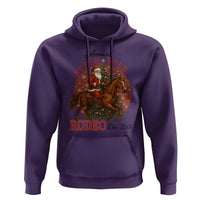 Cowboy Santa Christmas Hoodie Annual North Pole Rodeo Dec 25th - Wonder Print Shop