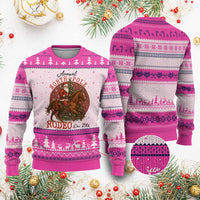 Cowboy Santa Xmas Ugly Christmas Sweater Annual North Pole Rodeo Dec 25th - Wonder Print Shop