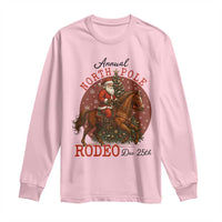 Cowboy Santa Christmas Long Sleeve Shirt Annual North Pole Rodeo Dec 25th - Wonder Print Shop