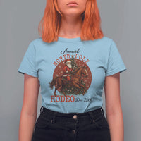 Cowboy Santa Christmas T Shirt For Women Annual North Pole Rodeo Dec 25th - Wonder Print Shop