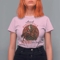 Cowboy Santa Christmas T Shirt For Women Annual North Pole Rodeo Dec 25th - Wonder Print Shop