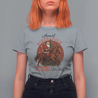 Cowboy Santa Christmas T Shirt For Women Annual North Pole Rodeo Dec 25th - Wonder Print Shop