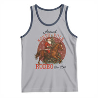 Cowboy Santa Christmas Tank Top Annual North Pole Rodeo Dec 25th - Wonder Print Shop