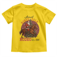 Cowboy Santa Christmas Toddler T Shirt Annual North Pole Rodeo Dec 25th - Wonder Print Shop
