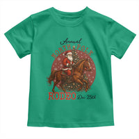 Cowboy Santa Christmas Toddler T Shirt Annual North Pole Rodeo Dec 25th - Wonder Print Shop