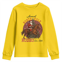 Cowboy Santa Christmas Youth Sweatshirt Annual North Pole Rodeo Dec 25th - Wonder Print Shop