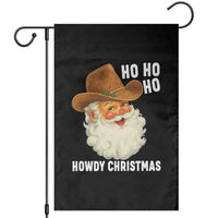 Cowboy Santa Christmas Garden Flag Ho Ho Ho Howdy Christmas - Wonder Print Shop