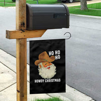 Cowboy Santa Christmas Garden Flag Ho Ho Ho Howdy Christmas - Wonder Print Shop