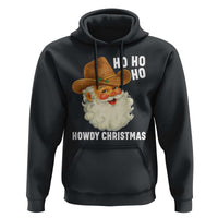 Cowboy Santa Christmas Hoodie Ho Ho Ho Howdy Christmas - Wonder Print Shop