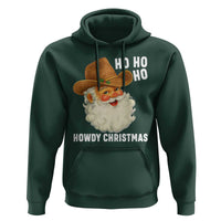Cowboy Santa Christmas Hoodie Ho Ho Ho Howdy Christmas - Wonder Print Shop