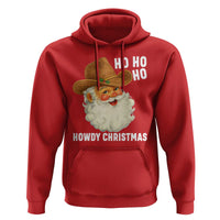 Cowboy Santa Christmas Hoodie Ho Ho Ho Howdy Christmas - Wonder Print Shop