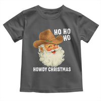 Cowboy Santa Christmas Toddler T Shirt Ho Ho Ho Howdy Christmas - Wonder Print Shop