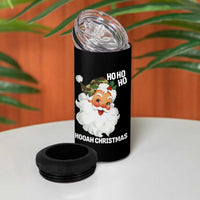 Camo Santa Christmas 4 in 1 Can Cooler Tumbler Ho Ho Ho Hooah Christmas - Wonder Print Shop