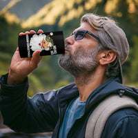 Camo Santa Christmas 4 in 1 Can Cooler Tumbler Ho Ho Ho Hooah Christmas - Wonder Print Shop