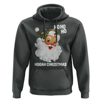 Camo Santa Christmas Hoodie Ho Ho Ho Hooah Christmas - Wonder Print Shop
