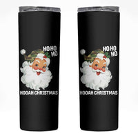 Camo Santa Christmas Skinny Tumbler Ho Ho Ho Hooah Christmas - Wonder Print Shop