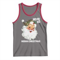 Camo Santa Christmas Tank Top Ho Ho Ho Hooah Christmas - Wonder Print Shop