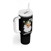 Camo Santa Christmas Tumbler With Handle Ho Ho Ho Hooah Christmas - Wonder Print Shop
