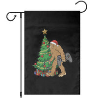 Bigfoot Gamer Christmas Garden Flag Funny Sasquatch Gaming Xmas - Wonder Print Shop