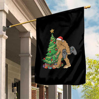 Bigfoot Gamer Christmas Garden Flag Funny Sasquatch Gaming Xmas - Wonder Print Shop