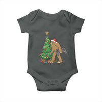 Bigfoot Gamer Christmas Baby Onesie Funny Sasquatch Gaming Xmas - Wonder Print Shop