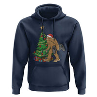 Bigfoot Gamer Christmas Hoodie Funny Sasquatch Gaming Xmas - Wonder Print Shop