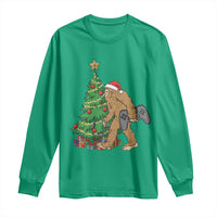 Bigfoot Gamer Christmas Long Sleeve Shirt Funny Sasquatch Gaming Xmas - Wonder Print Shop