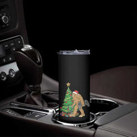 Bigfoot Gamer Christmas Skinny Tumbler Funny Sasquatch Gaming Xmas - Wonder Print Shop