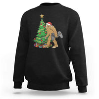 Bigfoot Gamer Christmas Sweatshirt Funny Sasquatch Gaming Xmas - Wonder Print Shop