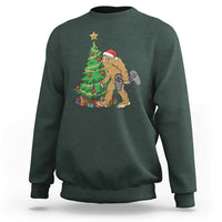 Bigfoot Gamer Christmas Sweatshirt Funny Sasquatch Gaming Xmas - Wonder Print Shop