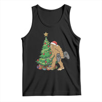 Bigfoot Gamer Christmas Tank Top Funny Sasquatch Gaming Xmas - Wonder Print Shop