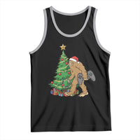 Bigfoot Gamer Christmas Tank Top Funny Sasquatch Gaming Xmas - Wonder Print Shop