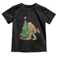 Bigfoot Gamer Christmas Toddler T Shirt Funny Sasquatch Gaming Xmas - Wonder Print Shop
