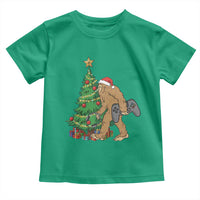 Bigfoot Gamer Christmas Toddler T Shirt Funny Sasquatch Gaming Xmas - Wonder Print Shop
