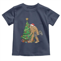 Bigfoot Gamer Christmas Toddler T Shirt Funny Sasquatch Gaming Xmas - Wonder Print Shop
