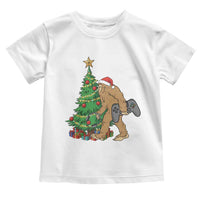 Bigfoot Gamer Christmas Toddler T Shirt Funny Sasquatch Gaming Xmas - Wonder Print Shop