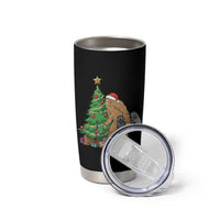 Bigfoot Gamer Christmas Tumbler Cup Funny Sasquatch Gaming Xmas - Wonder Print Shop