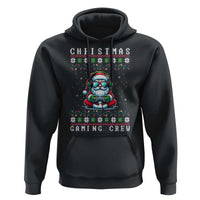 Santa Claus Gamer Hoodie Christmas Gmaing Crew - Wonder Print Shop
