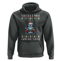 Santa Claus Gamer Hoodie Christmas Gmaing Crew - Wonder Print Shop