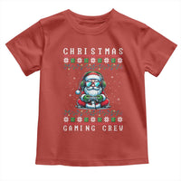 Santa Claus Gamer Toddler T Shirt Christmas Gmaing Crew - Wonder Print Shop