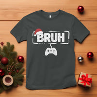 Funny Gaming Christmas T Shirt Gamer Bruh Video Game - Wonder Print Shop