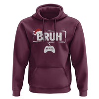 Funny Gaming Christmas Hoodie Gamer Bruh Video Game - Wonder Print Shop