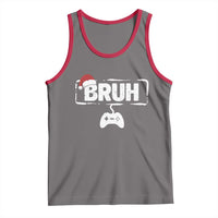Funny Gaming Christmas Tank Top Gamer Bruh Video Game - Wonder Print Shop